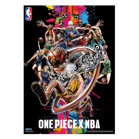 원피스 × NBA 콜라보 포스터