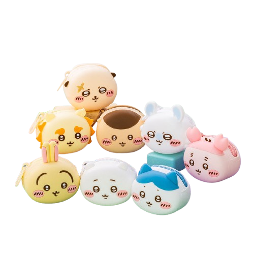 ちいかわ おかおミニシリコンポーチ