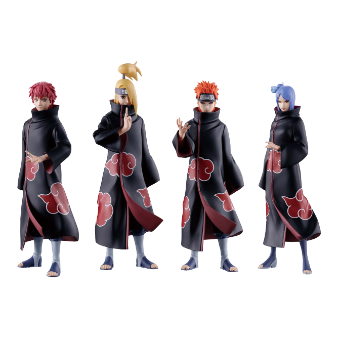 NARUTO-ナルト- 疾風伝 Figuno-SASORI・DEIDARA・PAIN・KONAN-